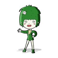 Cartoon Vampire Girl N110