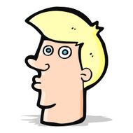 cartoon confused man N41