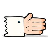 cartoon open hand symbol N3