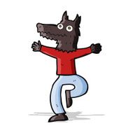 cartoon wolf man N21