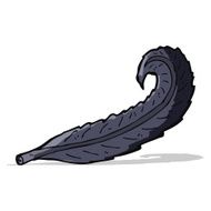 Cartoon Feather N27