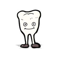 cartoon happy tooth N22