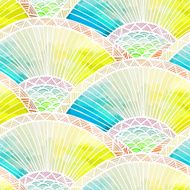 Abstract seamless watercolor pattern Converted