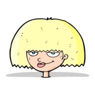 cartoon mean female face N4