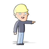 cartoon pointing man N55