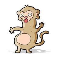 Funny Cartoon Monkey N31