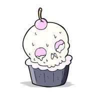 cartoon halloween cup cake N4