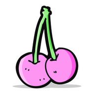 cartoon cherries N16