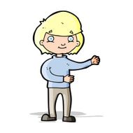 cartoon happy person N15
