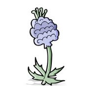cartoon flower N250