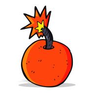 cartoon burning bomb N11