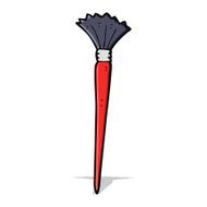 cartoon artist's brush N13