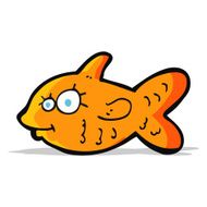 cartoon happy goldfish N4