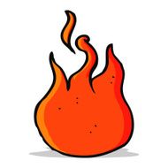 cartoon flame symbol N5
