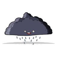 Cartoon Rain Cloud N31