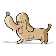 cartoon happy dog N33