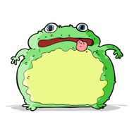 cartoon funny frog N8