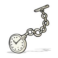 Cartoon Old Pocket Watch N6