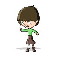 cartoon woman stressing out N10