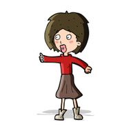 Cartoon Woman N33