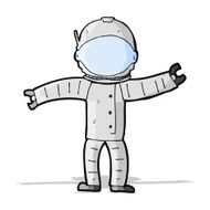 Cartoon Astronaut N73