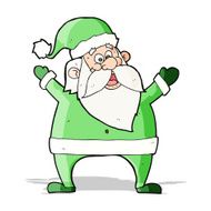 jolly santa cartoon N14