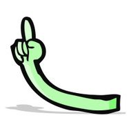 cartoon monster arm N39