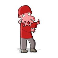 cartoon alien man N4