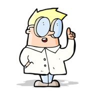 Cartoon Scientist N12