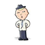 cartoon man wearing hat N35