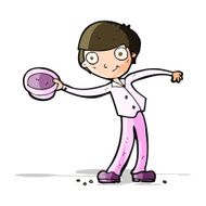 cartoon man tipping hat N4