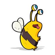 cartoon funny bee N4