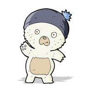 cute cartoon polar bear N31
