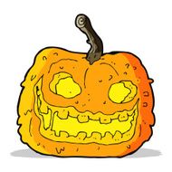 cartoon spooky pumpkin N12