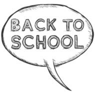 Vector Single Sketch Bubble - Back to School N3