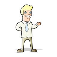 cartoon salesman N16