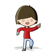 Cartoon Man Pointing N110