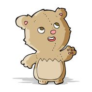cartoon happy little teddy bear N5