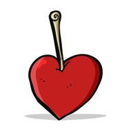 cartoon heart cherry N3