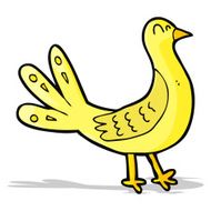 Cartoon Bird N208