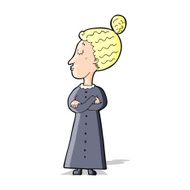 cartoon strict victorian teacher N4