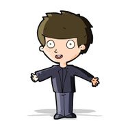 cartoon happy boy N122