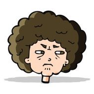 cartoon bitter old woman N8