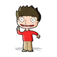 cartoon happy boy N123