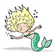 Cartoon Mermaid N31