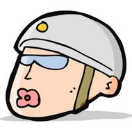 cartoon policeman head N4