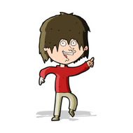 cartoon happy boy N125