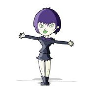 Cartoon Vampire Girl N113