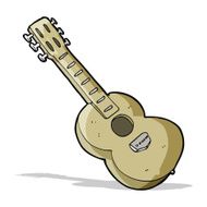 Cartoon Guitar N17
