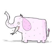 cartoon happy elephant N8